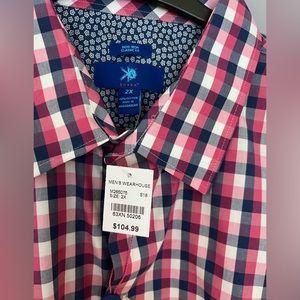 Men’s 2x Egara Dress Shirt NWT